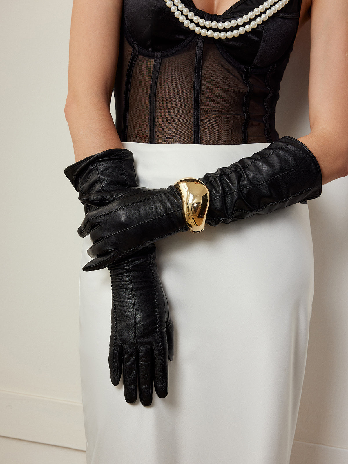 Anja | Luxuriöse Schaffell-Handschuhe