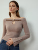 Anna | Abnehmbares Gürtel-Stricktop