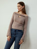 Anna | Abnehmbares Gürtel-Stricktop
