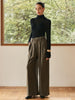 Leonie | Elegante Faltenhose mit weitem Bein