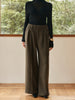 Leonie | Elegante Faltenhose mit weitem Bein