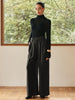 Leonie | Elegante Faltenhose mit weitem Bein