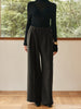 Leonie | Elegante Faltenhose mit weitem Bein