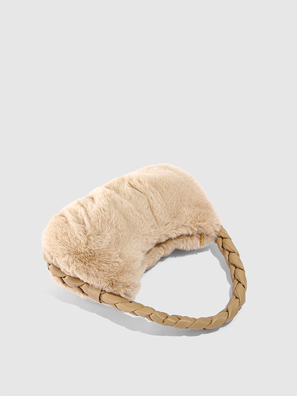 Clara | Handgefertigte Kuscheltasche mit gewebtem Tragegurt