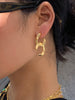 Clara | Geometrische Ohrstecker mit Twist-Design