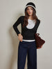 Mia | 2 in 1 Farbblock-Jersey-Top