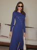 Clara | Asymmetrisches, figurbetontes Strickkleid