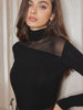 Leon | Elegantes Semi-Transparentes T-Shirt