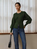 Anna | Elegante Wellenbesatz-Bluse