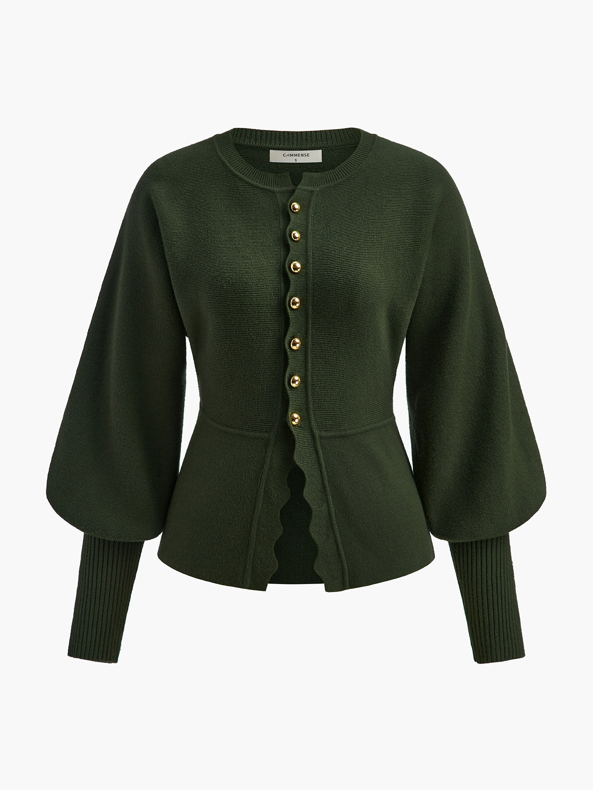 Anna | Elegante Wellenbesatz-Bluse