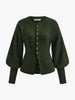 Anna | Elegante Wellenbesatz-Bluse