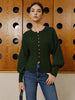 Anna | Elegante Wellenbesatz-Bluse