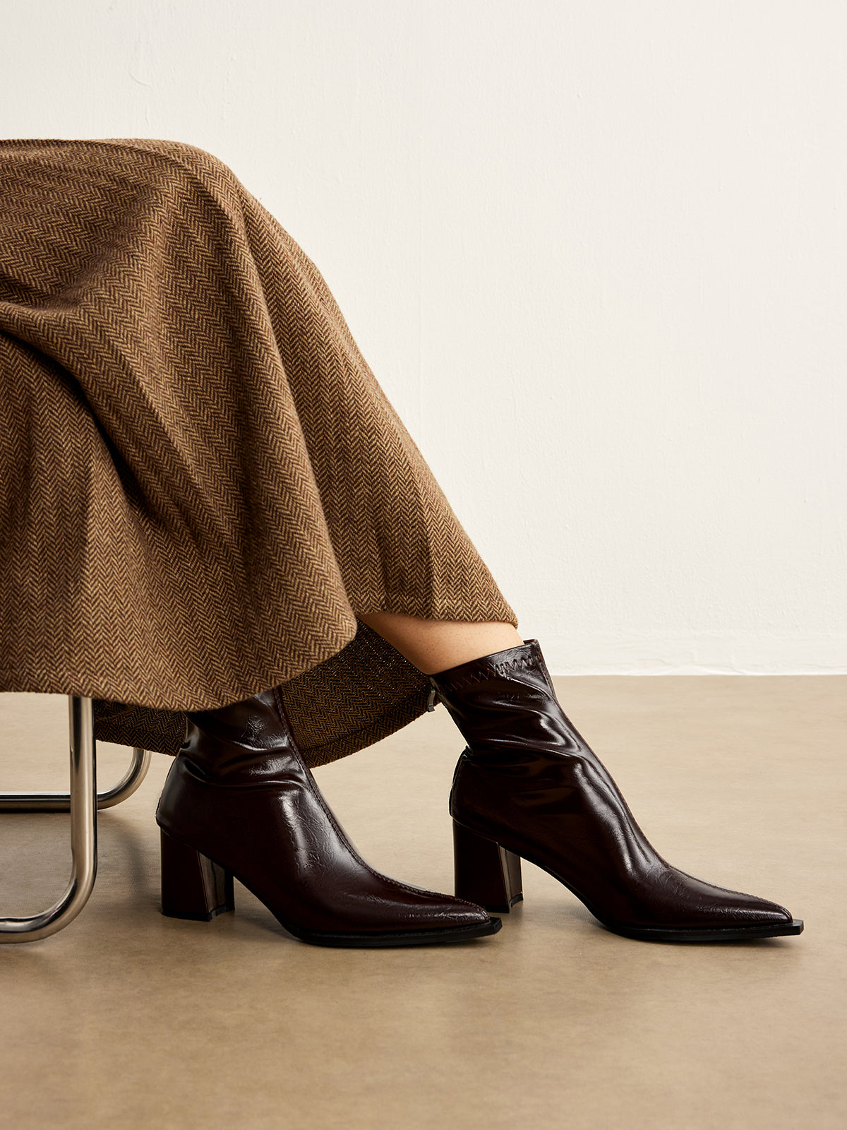 Laura | Elegante Ankle Boots mit Blockabsatz