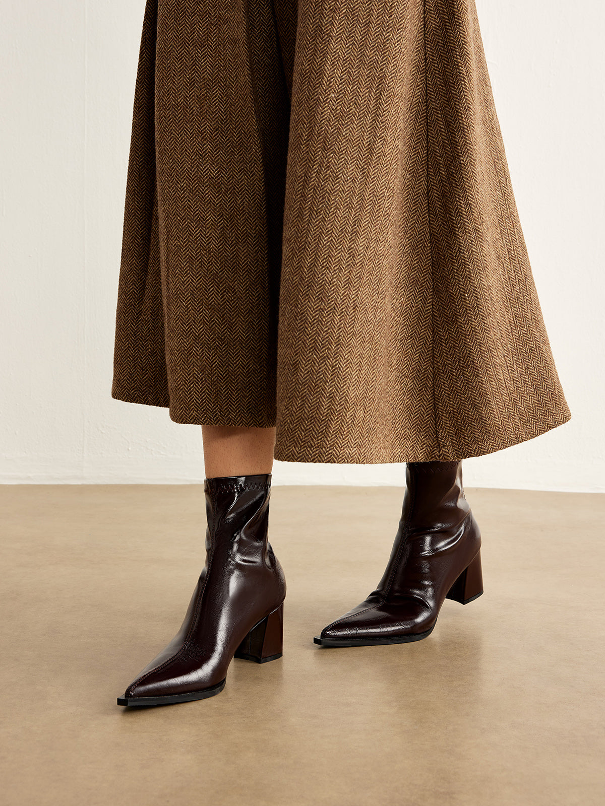 Laura | Elegante Ankle Boots mit Blockabsatz