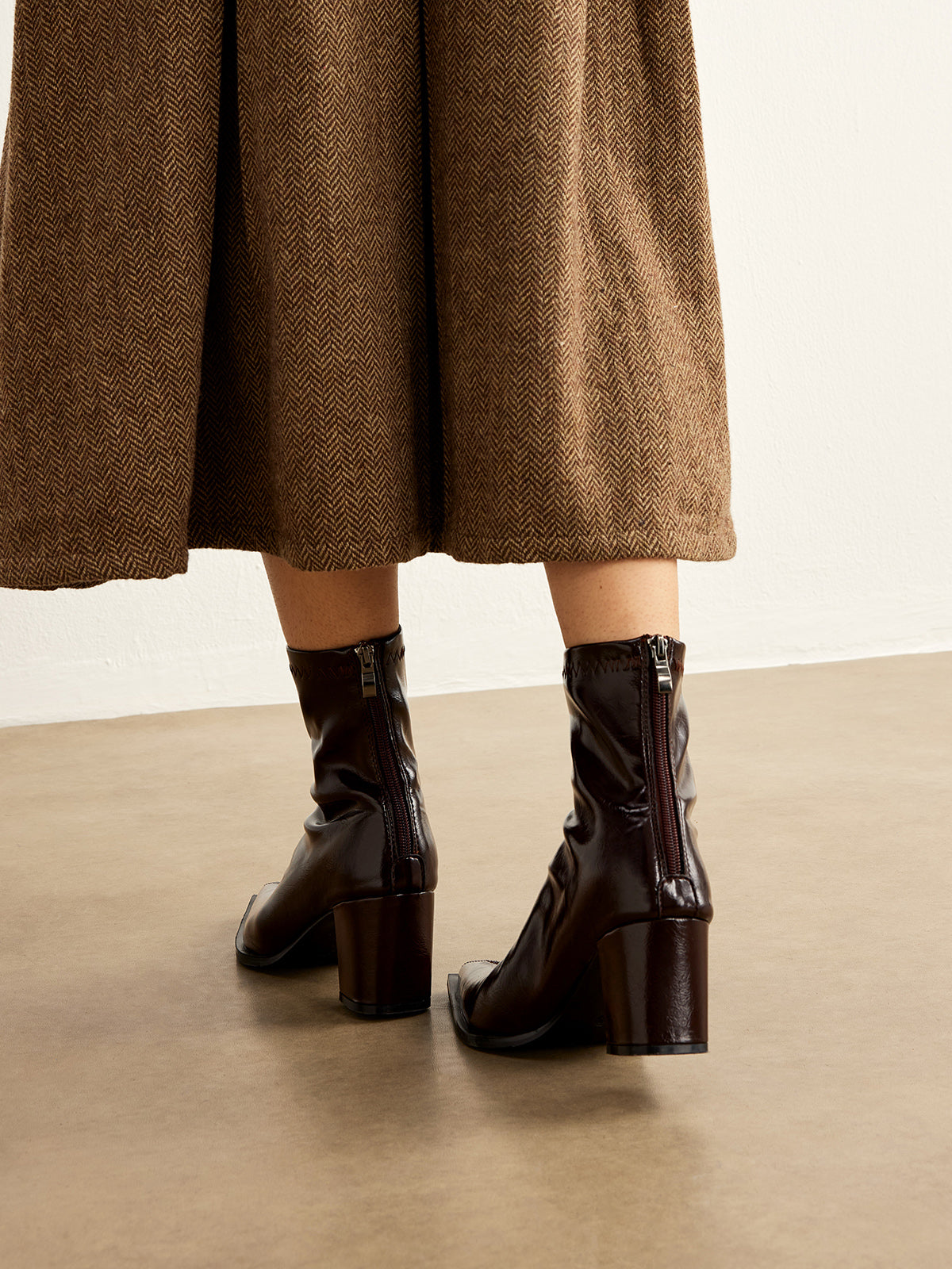 Laura | Elegante Ankle Boots mit Blockabsatz