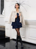 Emily | Knopf-geteiltes Denim Korsett