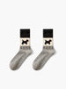 Clara | Hunde-Muster-Wollsocken