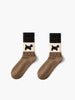 Clara | Hunde-Muster-Wollsocken