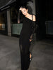 Luna | Elegantes One-Shoulder-Jersey-Kleid