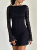 Clara | Spitzenkurzes Kleid