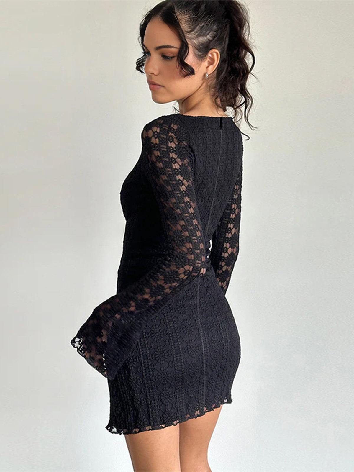 Clara | Spitzenkurzes Kleid