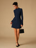 Clara | Schlichtes Mock Neck Kleid