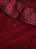 Sofia | Kurzes Satin-Velours-Kleid ohne Träger