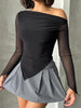 Leni | Asymmetrische Geraffte Bluse