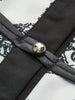 Clara | Retro Bedruckte Schlanke Polo-Bluse