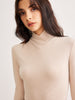 Caroline | Slim Jersey Top mit Kreuzkragen