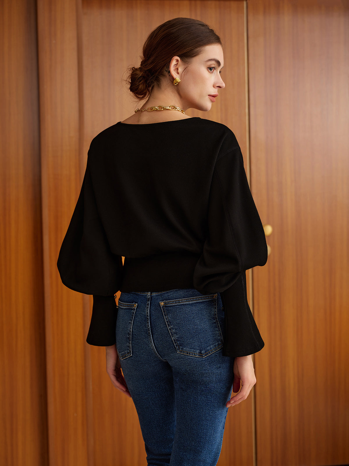 Sophie | Elegantes Sweatshirt mit Glockenärmeln