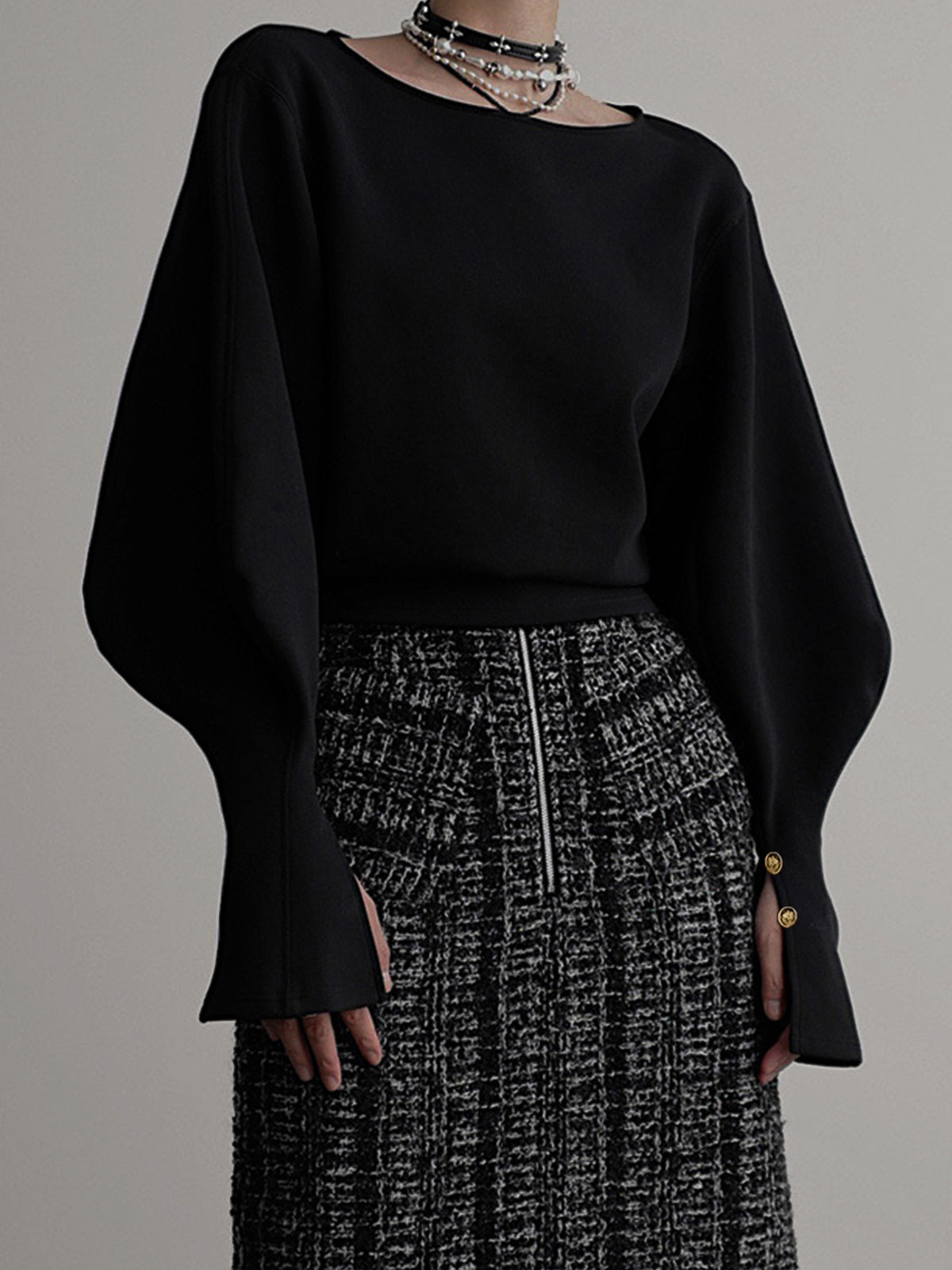 Sophie | Elegantes Sweatshirt mit Glockenärmeln