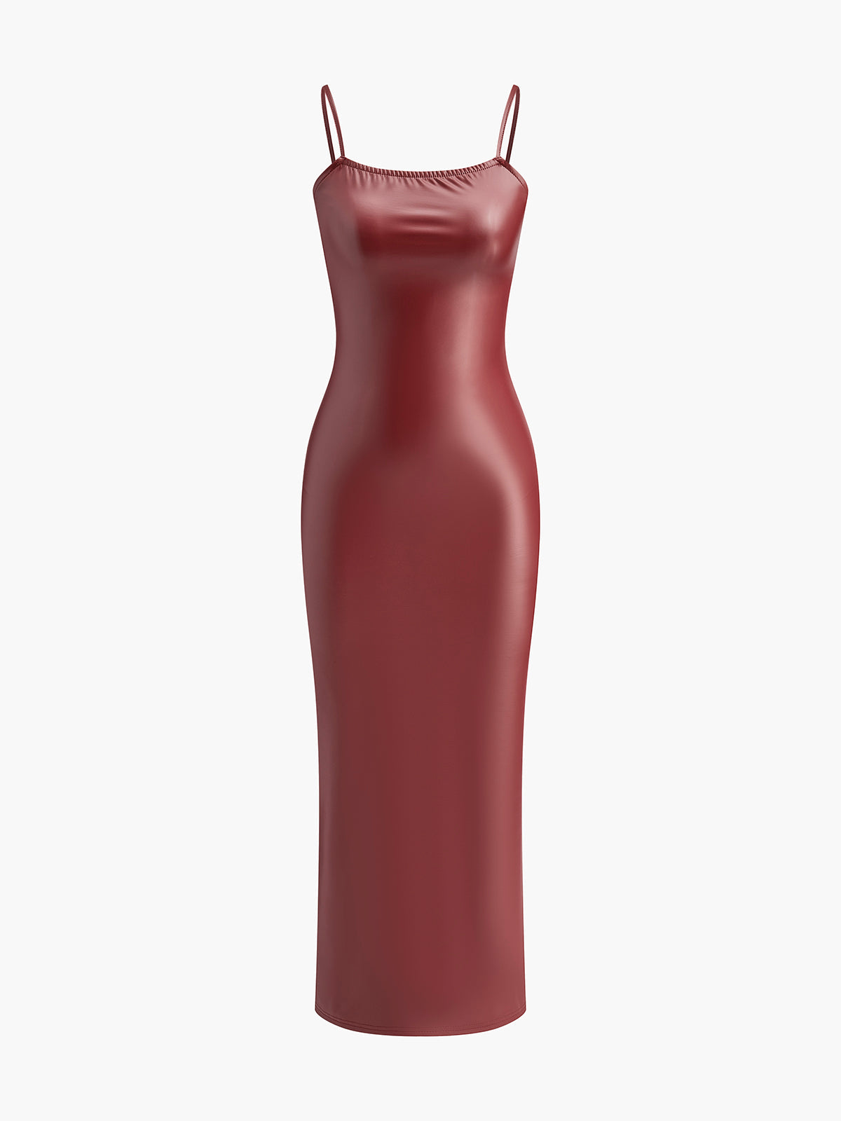 Clara | Elegantes Cami-Kleid aus Kunstleder