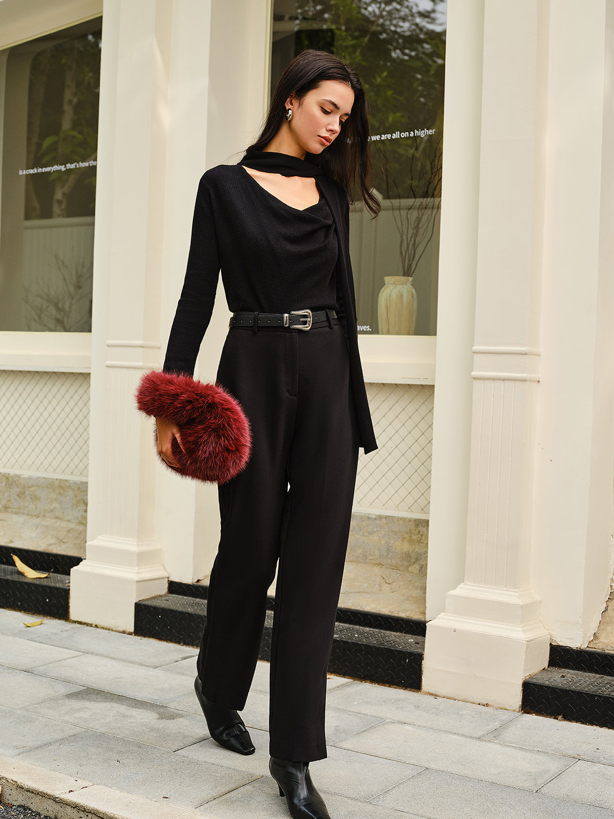 Sophie | Stilvoller Pullover mit Schalkragen