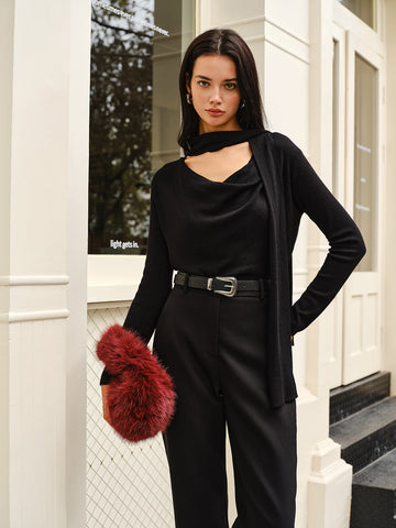 Sophie | Stilvoller Pullover mit Schalkragen