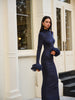 Clara | Elegantes Rüschen Maxikleid