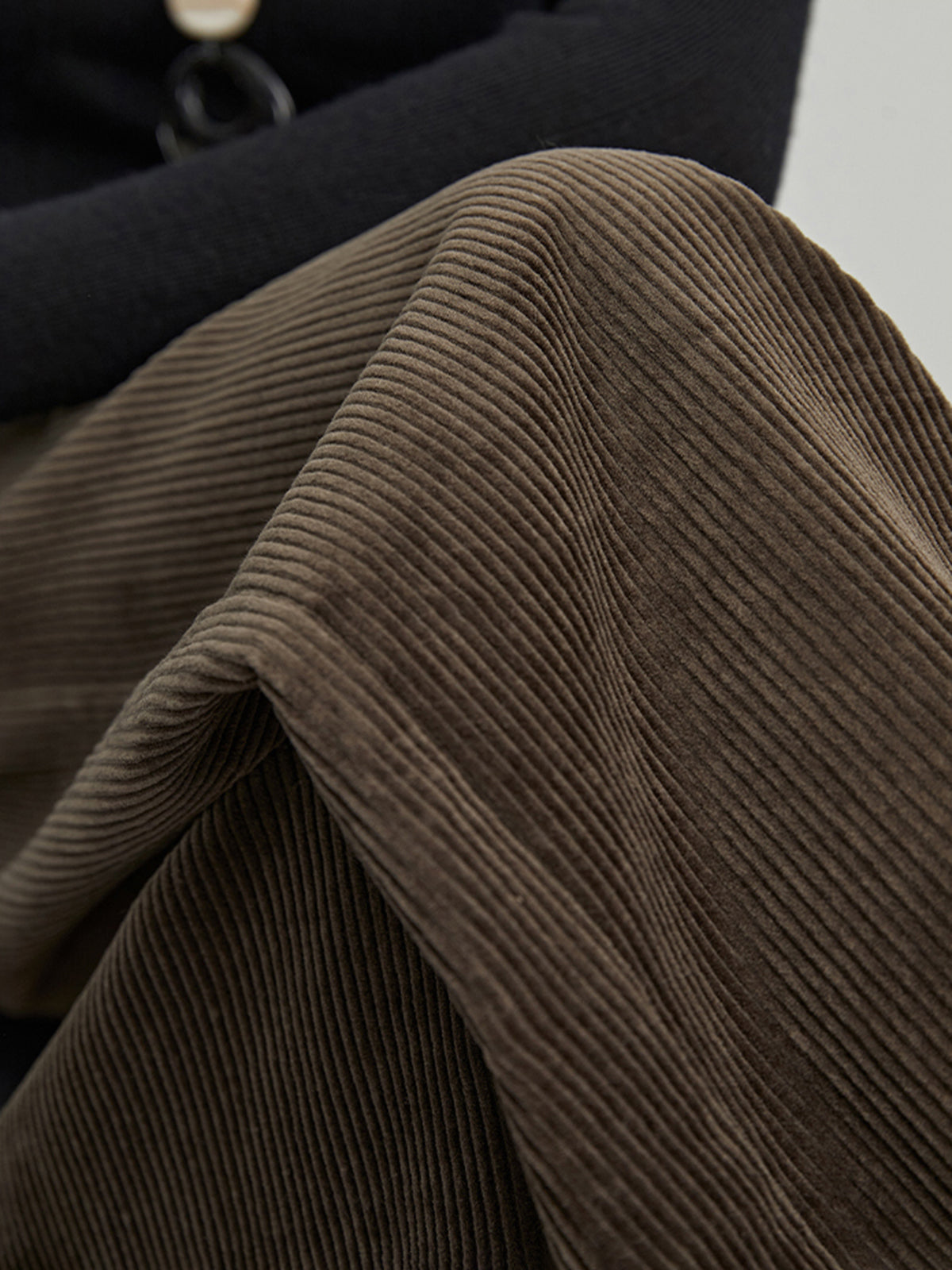 Mia | Hochtaillierte Corduroy Draped Pants