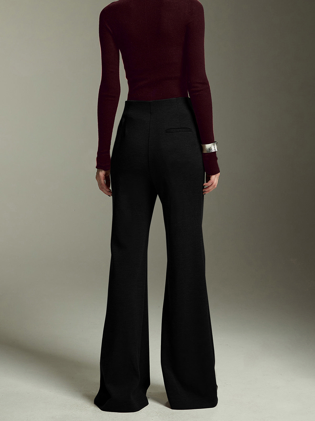 Clara | High-Waist Jersey Bootcut Hose