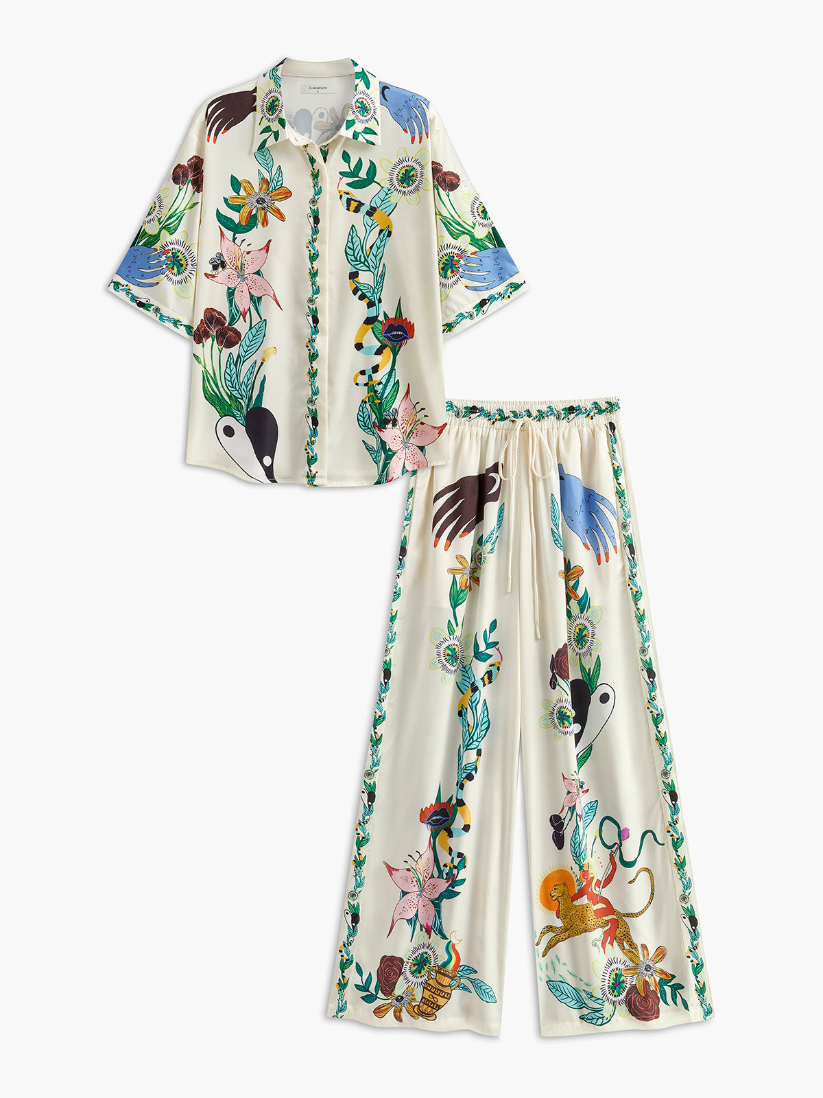 Clara | Florales Hosen-Set