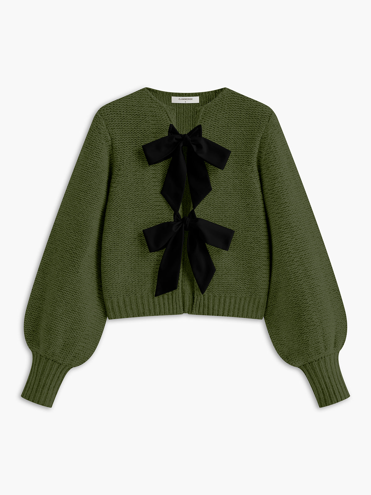Anna | Romantisches Stricktop mit Schleife