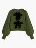Anna | Romantisches Stricktop mit Schleife