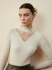 Clara | Elegante Bluse mit transparenten Details
