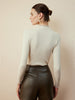 Clara | Elegante Bluse mit transparenten Details