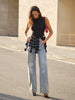 Clara | Crop Top mit Fransendetails