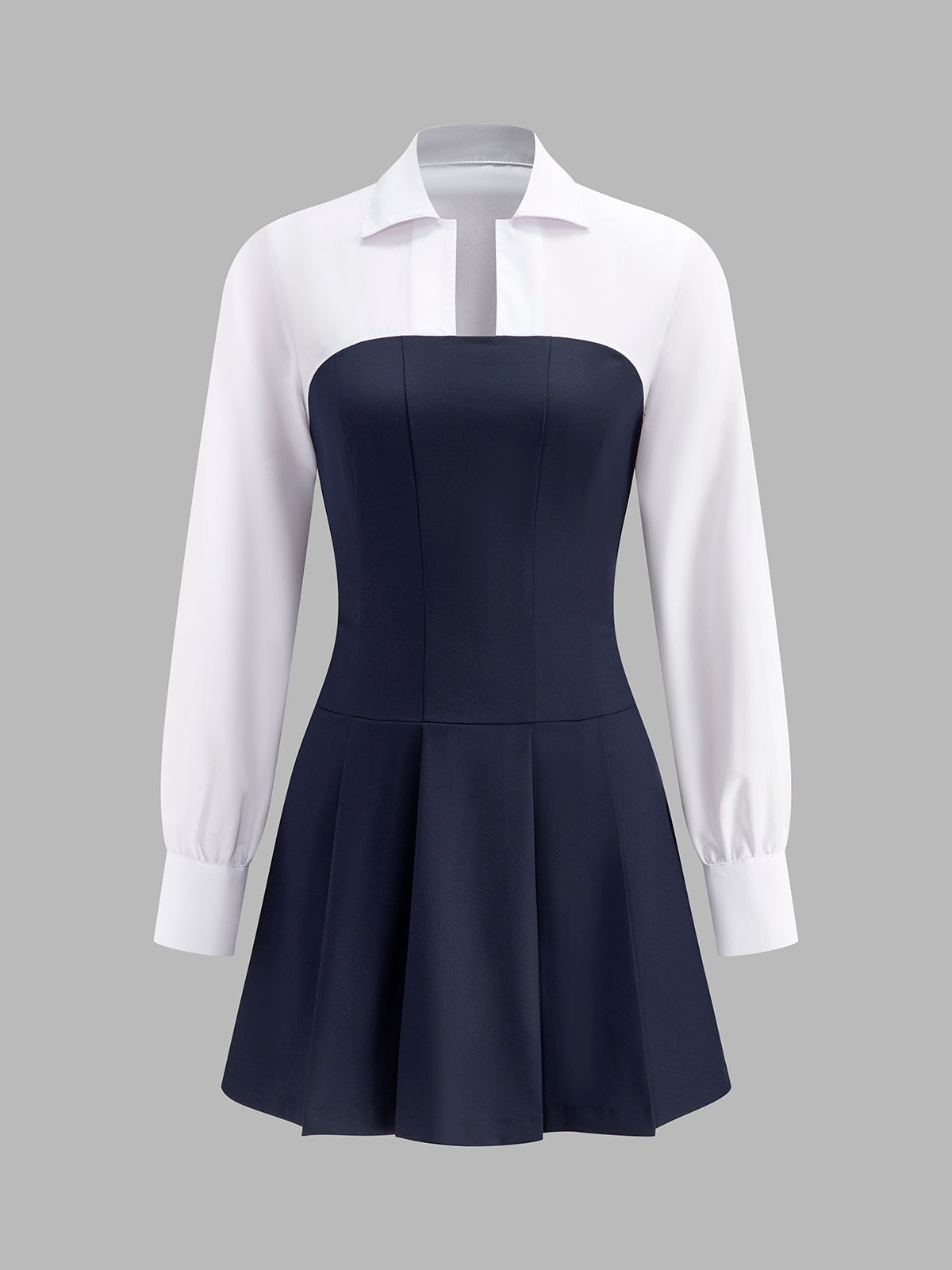 Clara | Plissiertes Polo-Kleid