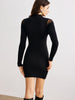 Clara | Elegantes Kleid mit transparenten Details