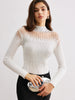 Anja | Elegantes Oberteil mit transparenten Details