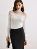Anja | Elegantes Oberteil mit transparenten Details