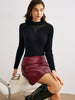 Clara | Eleganter, transparenter Ripp-Pullover