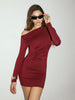 Emilia | Elegantes asymmetrisches Kurzes Kleid